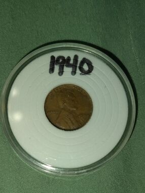 1940 Lincoln Wheat Penny - Brown